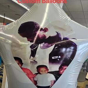 Custom Star-Shaped Balloon with Photo